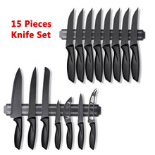 Load image into Gallery viewer, 15-Piece Kitchen Knife Set