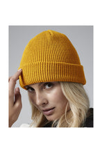 Load image into Gallery viewer, Beechfield Unisex Adult Waffle Organic Cotton Beanie