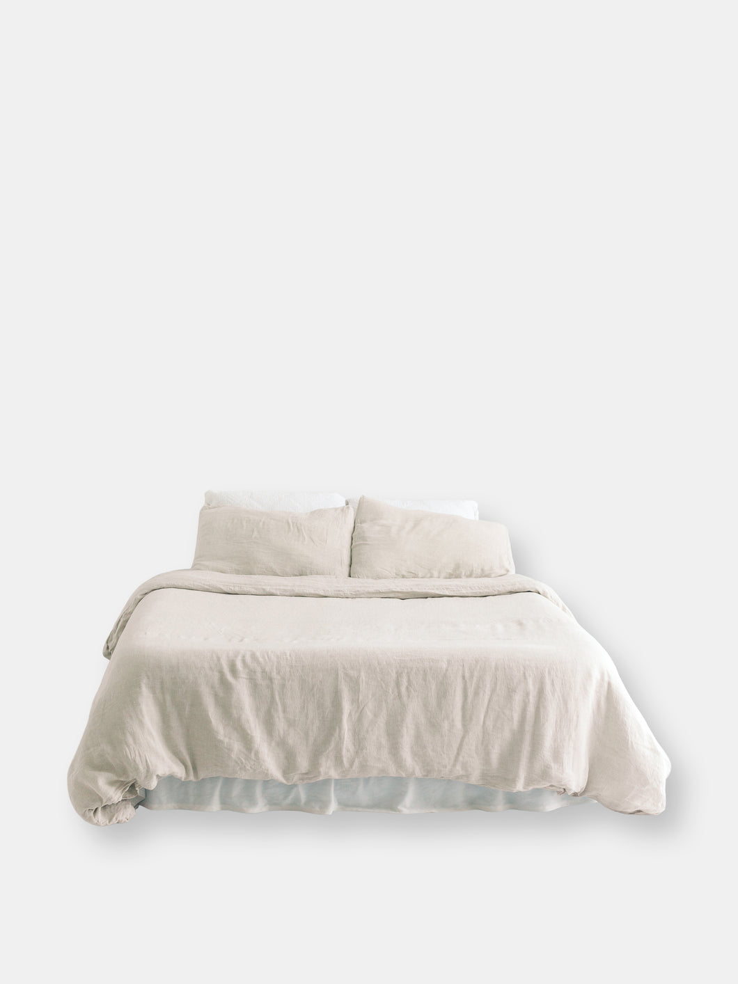 Queen Linen Duvet Cover Set