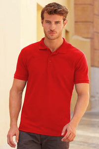 Fruit Of The Loom Mens Iconic Polo Shirt (Red)