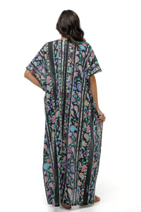 Painted Paisley Maxi Caftan