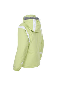 Trespass Youths Girls Vanetta Zip Up Waterproof Ski Jacket (Pear)