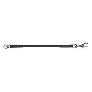 Ancol Bungee Shock Absorber Lead Extension (Black/Silver) (14.5in)