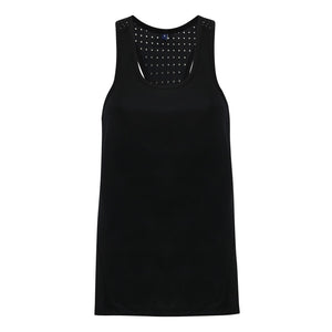 TriDri Womens/Ladies Laser Cut Vest (Black)