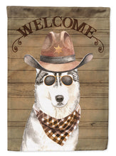 Load image into Gallery viewer, 11 x 15 1/2 in. Polyester Siberian Husky Country Dog Garden Flag 2-Sided 2-Ply