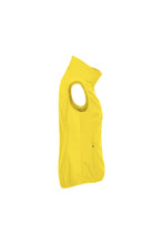 Load image into Gallery viewer, Womens/Ladies Plain Softshell Vest - Lemon