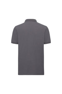 Russell Mens Tailored Stretch Pique Polo Shirt (Convoy Grey)