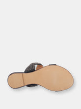 Load image into Gallery viewer, Jacey Black Flat Sandals