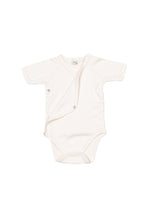 Load image into Gallery viewer, Babybugz Baby Unisex Organic Cotton Kimono Bodysuit (Natural)
