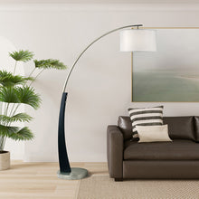 Load image into Gallery viewer, Nova of California Plimpton 72&quot; Arc Lamp in Espresso and Brushed Nickel with On/Off Switch