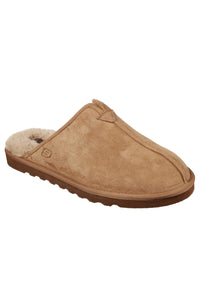 Mens Renten Palco Relaxed Fit Slippers (Tan)
