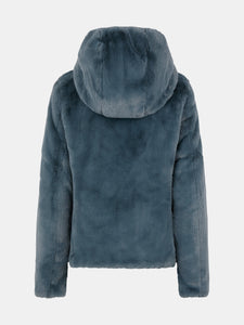 Women's Laila Faux Fur Reversible Hooded Jacket