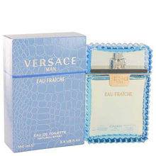 Load image into Gallery viewer, Versace Man by Versace Eau Fraiche Eau De Toilette Spray (Blue) 3.4 oz