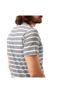 Craghoppers Mens Sten Stripe NosiBotanical Short-Sleeved T-Shirt