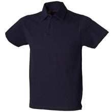 Load image into Gallery viewer, Skinni Fit Mens Stretch Polo Shirt (Navy)