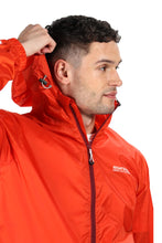 Load image into Gallery viewer, Regatta Mens Pack It III Waterproof Jacket (Magma Orange)