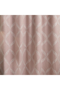 Paoletti Olivia Pencil Pleat Curtains (Blush Red) (66in x 72in)