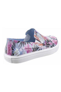 Womens/Ladies Citilane Roka Graphic Slip On shoes (Tropical Floral)