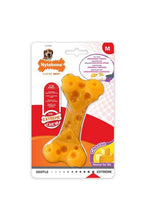Load image into Gallery viewer, Nylabone Cheese Flavored Bone Dog Chew Toy (Yellow) (S)