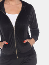 Load image into Gallery viewer, 2 Piece Velour Tracksuit Set
