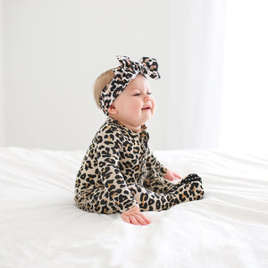 Lana Leopard Tan Lulu Headwrap