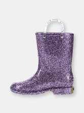 Load image into Gallery viewer, Kids Glitter Rain Boots