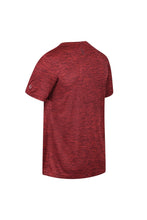 Load image into Gallery viewer, Mens Fingal V Graphic Active T-Shirt - Burnt Salmon