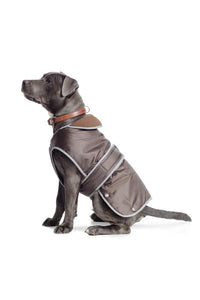 Ancol Pet Products Muddy Paws Stormguard Reflective Dog Coat (Chocolate) (Small) (Small)