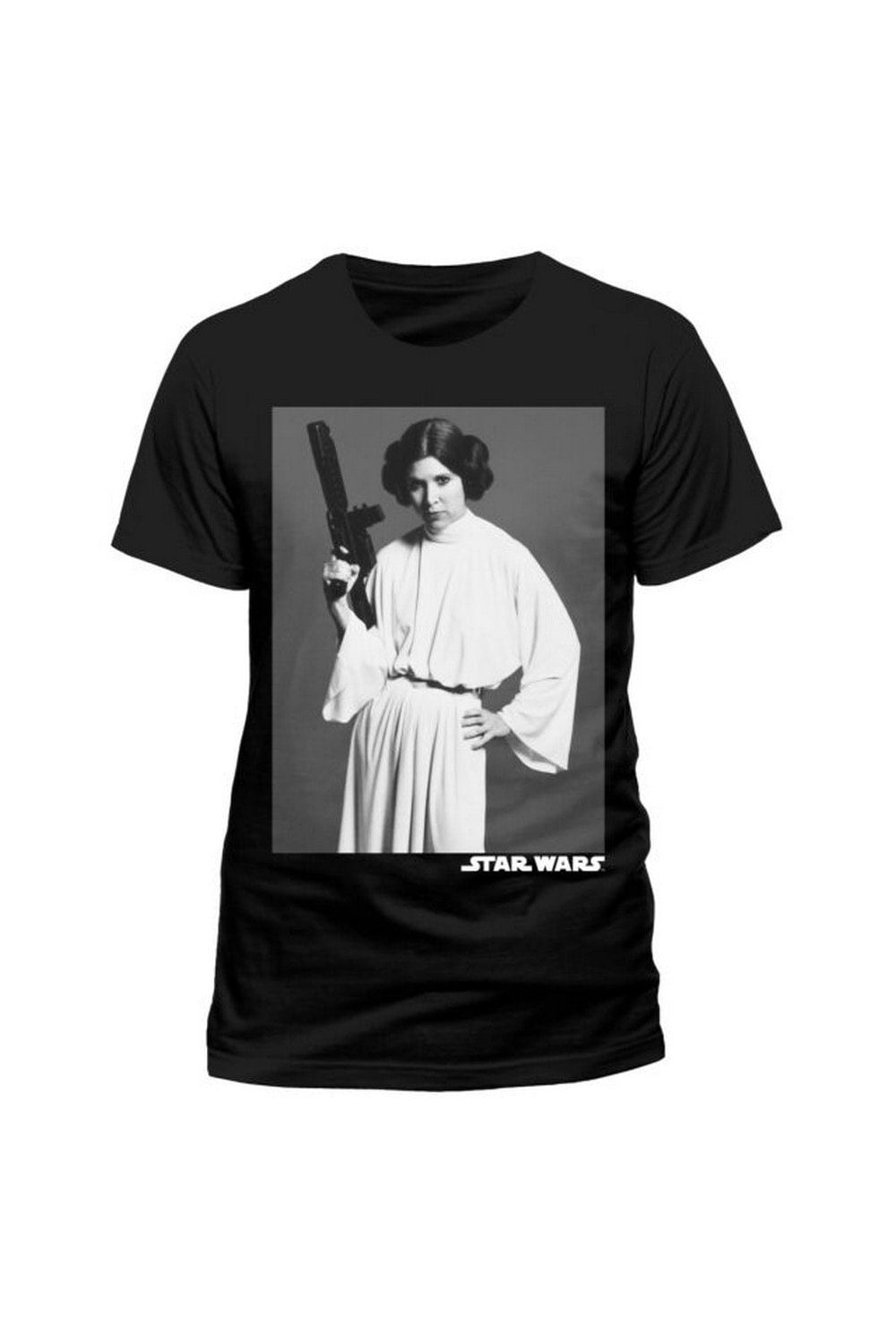 Star Wars Unisex Adults T-shirt With Classic Leia Portrait Design