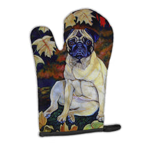Load image into Gallery viewer, Fawn Pug in Fall Leaves  Oven Mitt
