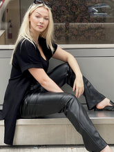 Load image into Gallery viewer, Vegan Leather Perfect Flare Leg Pant - The Harrison