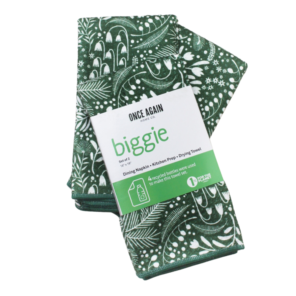 Biggie Towel Set Of 2 - Evergreen Foliage