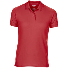 Load image into Gallery viewer, Gildan DryBlend Ladies Sport Double Pique Polo Shirt (Red)