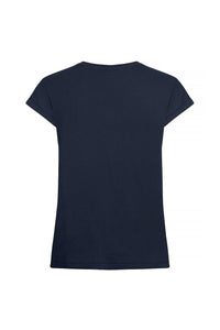 Womens/Ladies Fashion T-Shirt - Dark Navy