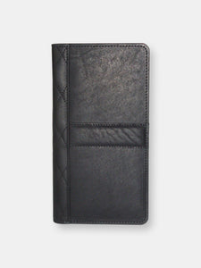 Steel Timber Leather - Long Bifold Wallet in Brown – Genuine Leather Wallet Handcrafted in St. Louis, Missouri