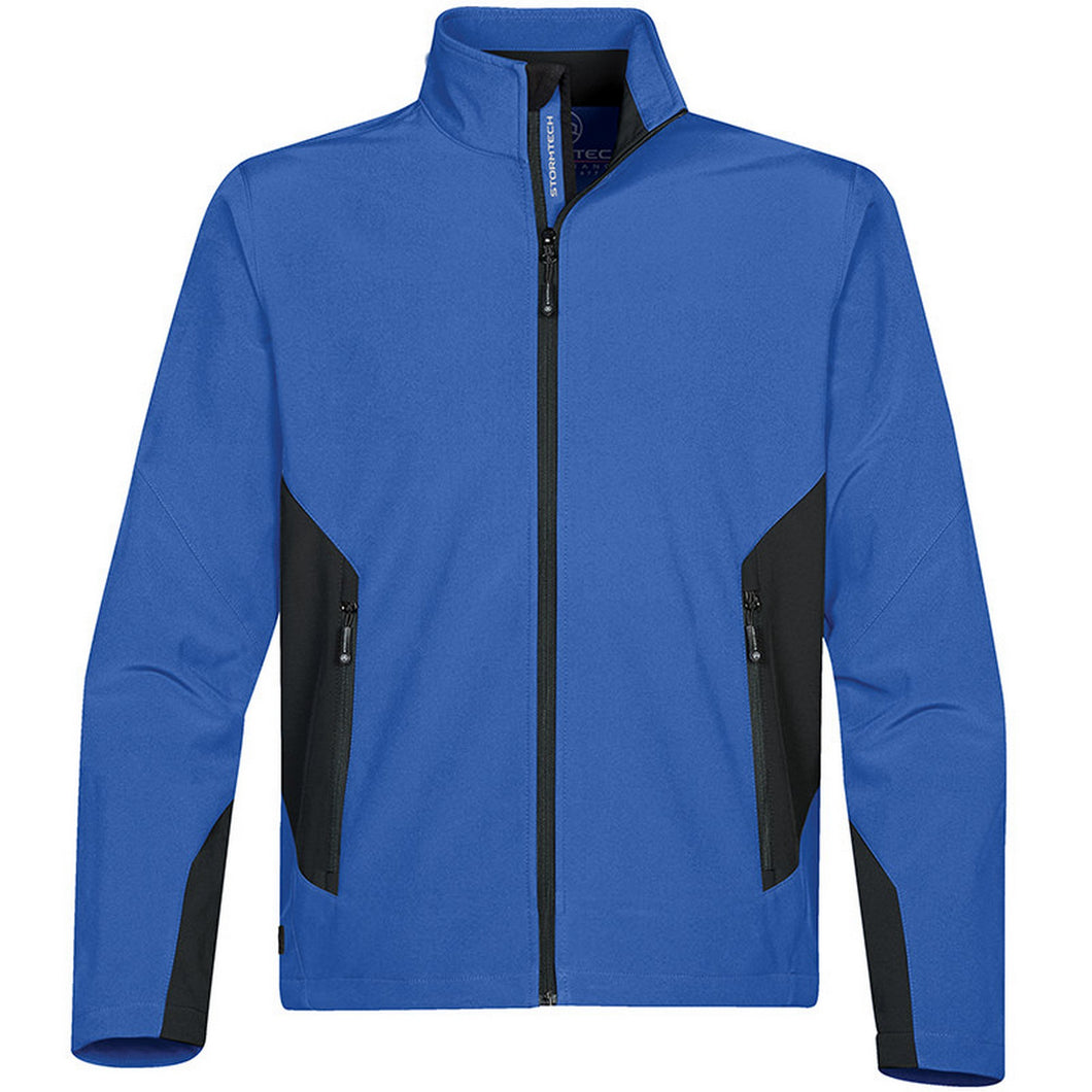 Stormtech Mens Pulse Softshell Jacket (Azure Blue/ Black)