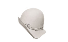 Load image into Gallery viewer, Joyce Wool Cloche Hat - Silver Sand