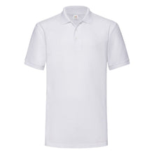 Load image into Gallery viewer, Fruit Of The Loom Mens 65/35 Heavyweight Pique Short Sleeve Polo Shirt (White)
