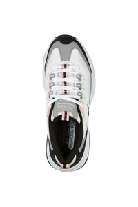 Womens D'Lites 4.0 Fresh Diva Leather Sneakers - Black/White/Pink