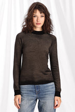 Load image into Gallery viewer, Athena Textured Mock Neck Sweater