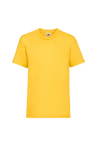 Fruit Of The Loom Childrens/Kids Little Boys Valueweight Short Sleeve T-Shirt (Sunflower)