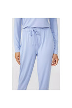 Load image into Gallery viewer, Womens/Ladies Viscose Lace Lounge Pants - Bluebell