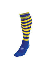 Load image into Gallery viewer, Precision Unisex Adult Pro Hooped Football Socks (Royal Blue/Yellow)