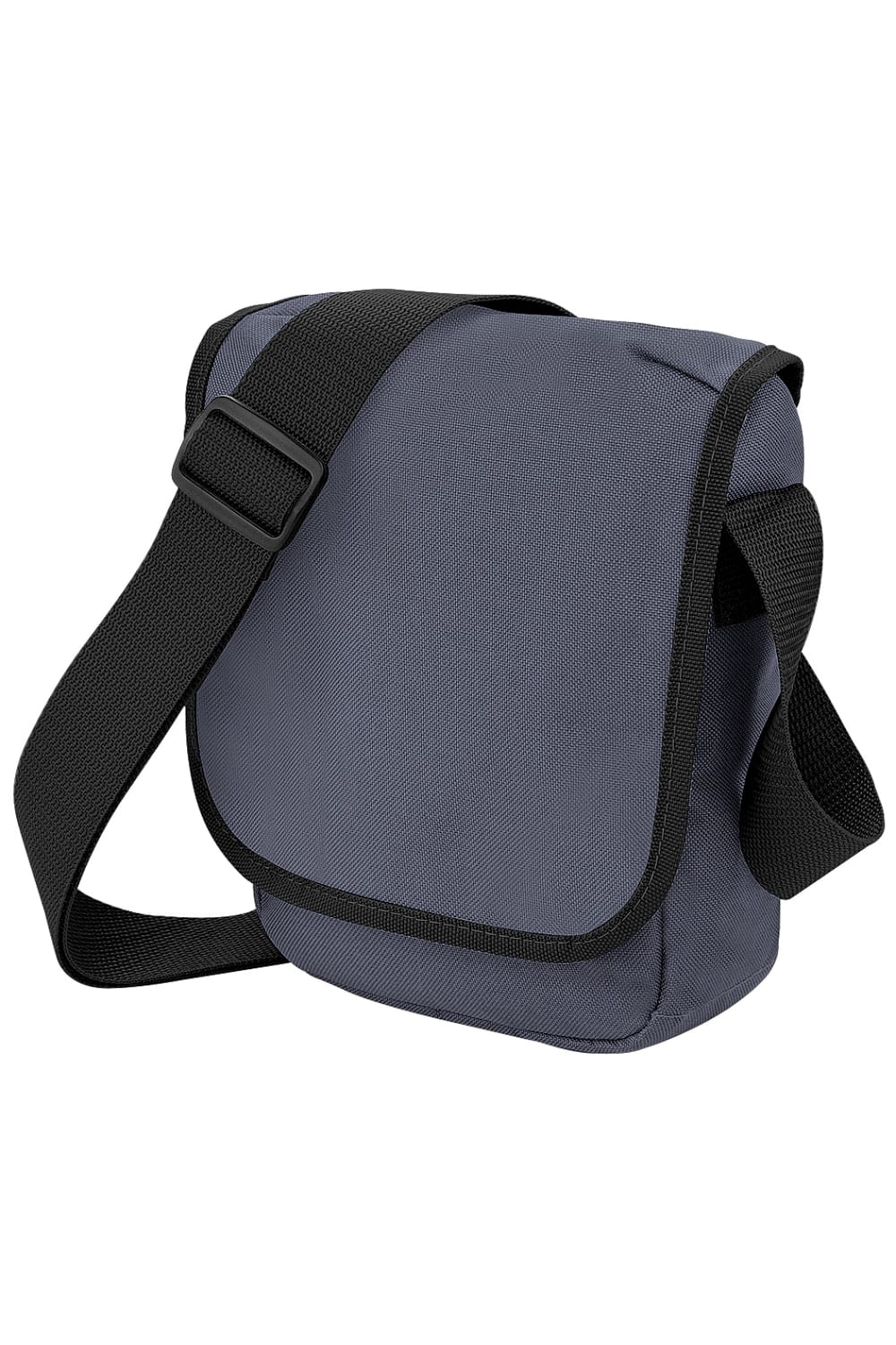 Mini Adjustable Reporter / Messenger Bag 2 Liters Pack Of 2 - Graphite Grey/Black