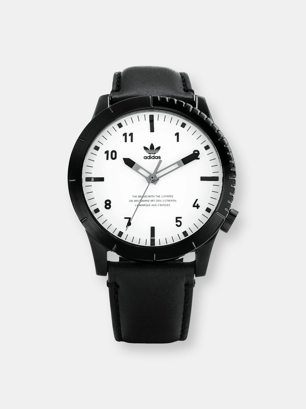 Adidas Men's Cypher Lx1 Z06 005-00 Black Leather Quartz Fashion Watch