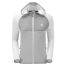 Load image into Gallery viewer, Womens/Ladies Courteous II Hooded Stretch Midlayer - White/Argent Grey
