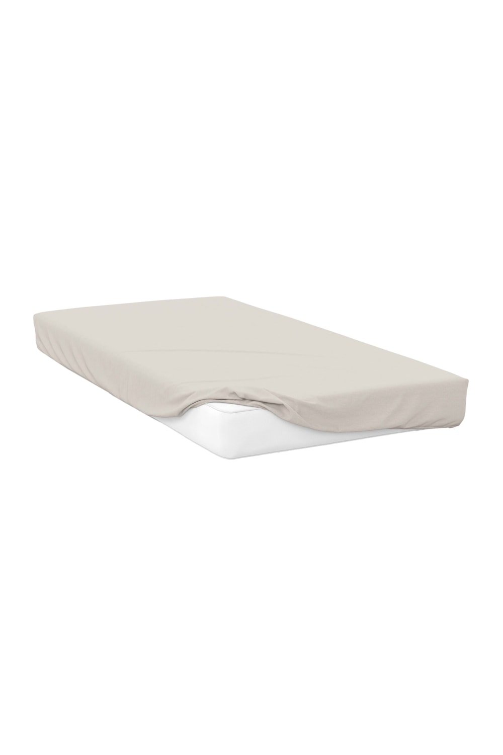 Belledorm Percale Extra Deep Fitted Sheet (Ivory) (Queen) (UK - King)