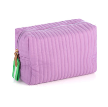 Load image into Gallery viewer, Ezra Large Cosmetic Pouch, Lilac