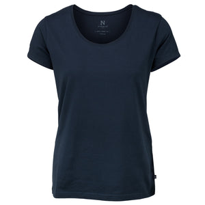 Nimbus Womens/Ladies Montauk Essential Short Sleeve T-Shirt (Navy)
