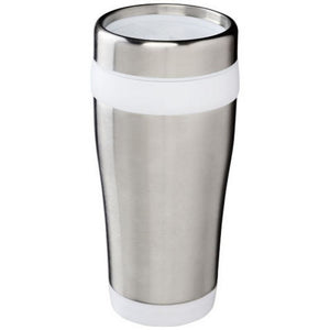 Bullet Elwood Insulated Tumbler (Silver/White) (6.9 x 3.3 inches)